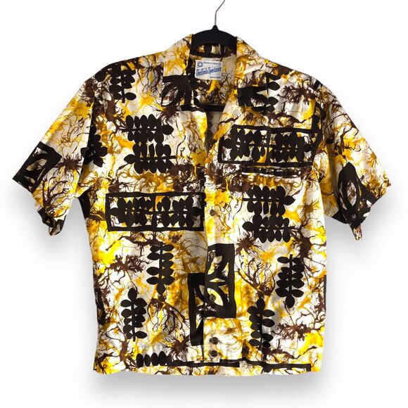 Surfside Sportswear Mens Size Medium? Hawaiian Honolulu Button Up Aloha Shirt - Picture 1 of 15